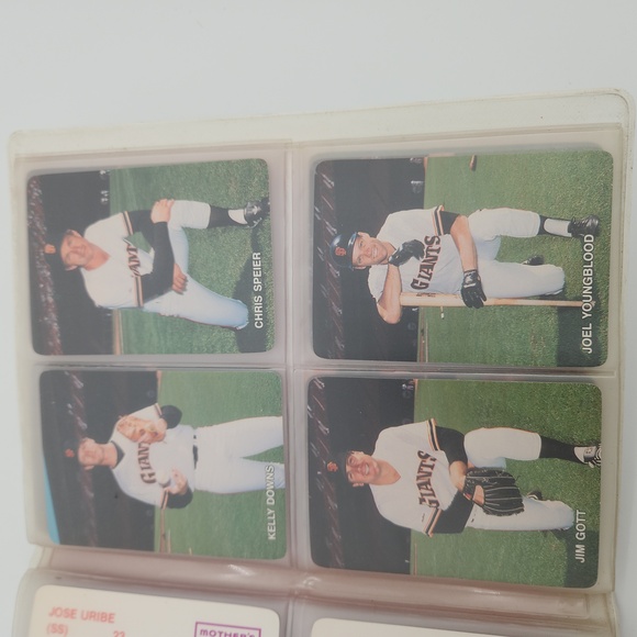 San Francisco Giants Vintage 1987 Mother's Cards Book - Picture 8 of 13
